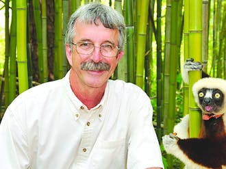 Charles Welch, conservation coordinator for the Duke Lemur Center, was nominated for the Indianapolis Prize.