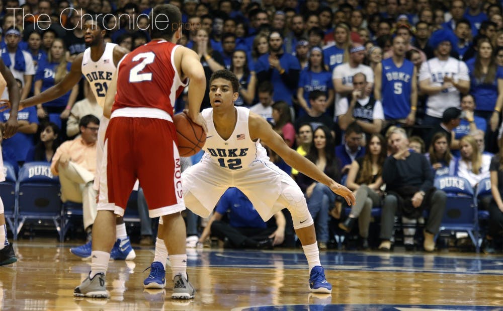 <p>Derryck Thornton’s leadership of the offense will be key this season, but the freshman also prides himself on his defense.</p>