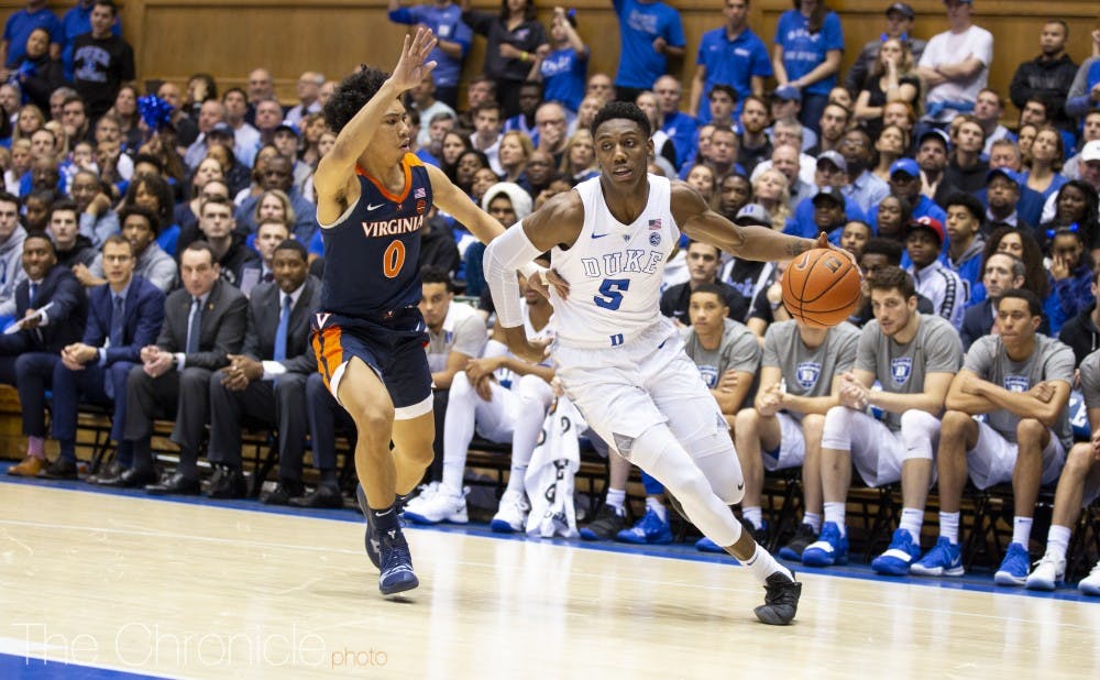 <p>R.J. Barrett led all scorers with 30 points.</p>