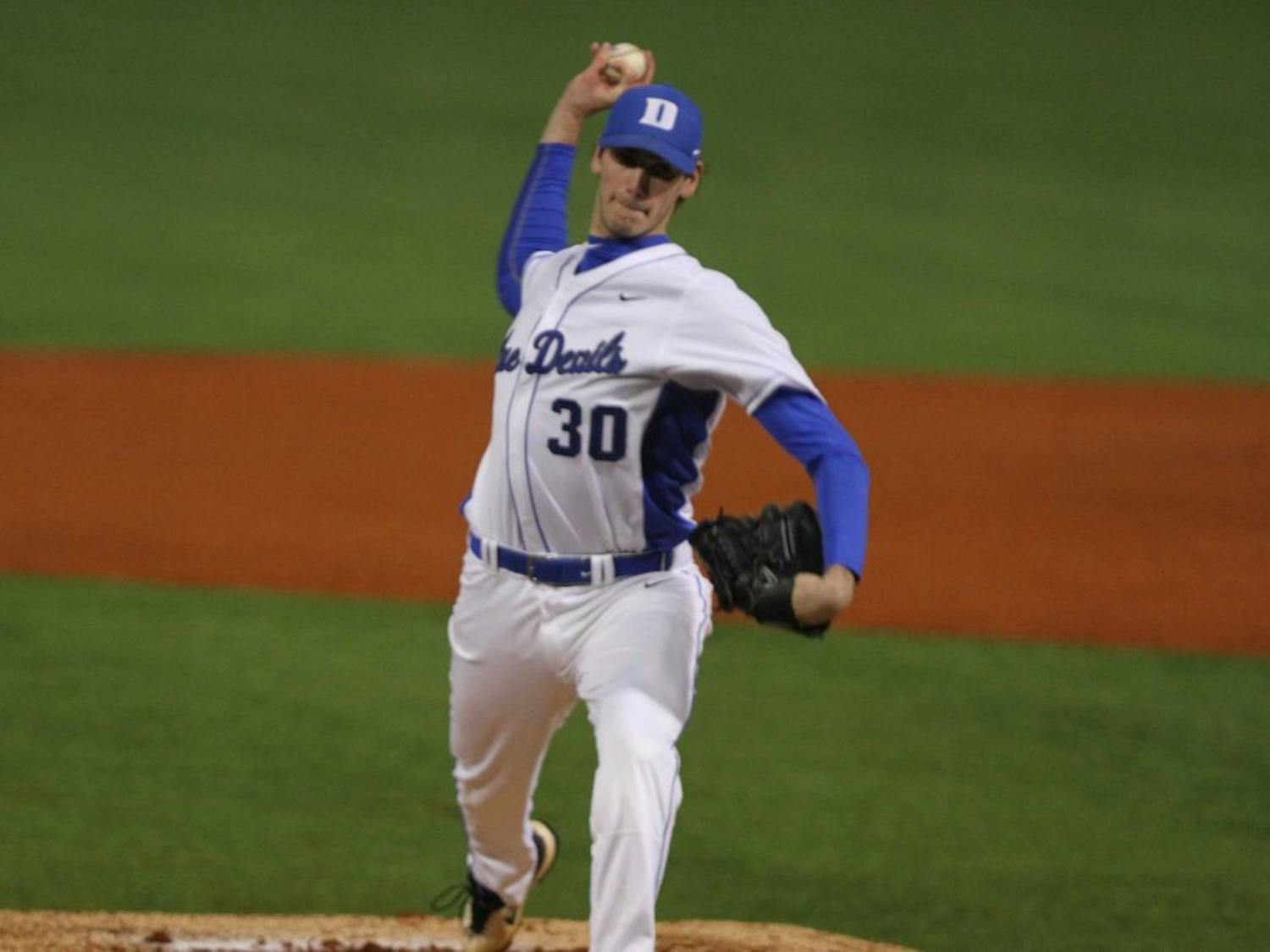 Duke ace Michael Matuella will take the mound in Friday's series opener against Boston College.