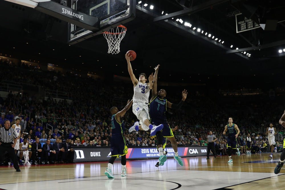 Grayson Allen went just 4-of-12 from the field, but turned in a double-double of 23 points and 10 rebounds thanks to 15 points from the&nbsp;free-throw line.