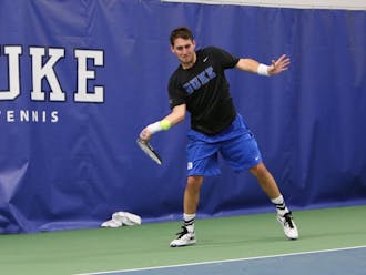 Josh Levine earned a victory in his first match in more than a month, but the Blue Devil comeback effort fell just short Sunday at Florida State.