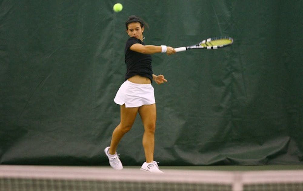 Hannah Mar, ranked No. 35 nationally, won the ITA Regional Singles title this month.