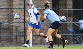 Christie Kaestner recorded a goal and an assist the last time Duke and North Carolina played.
