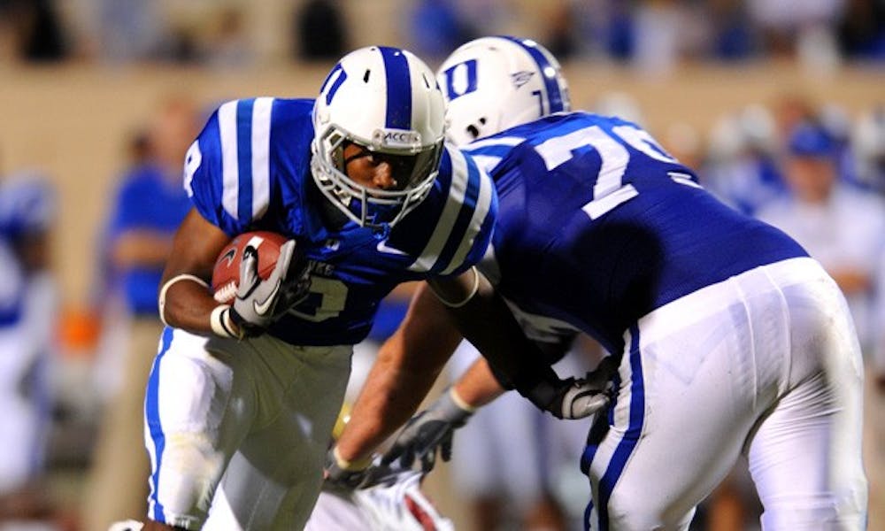 Despite an off-day, Jay Hollingsworth did score Duke’s last touchdown with 7