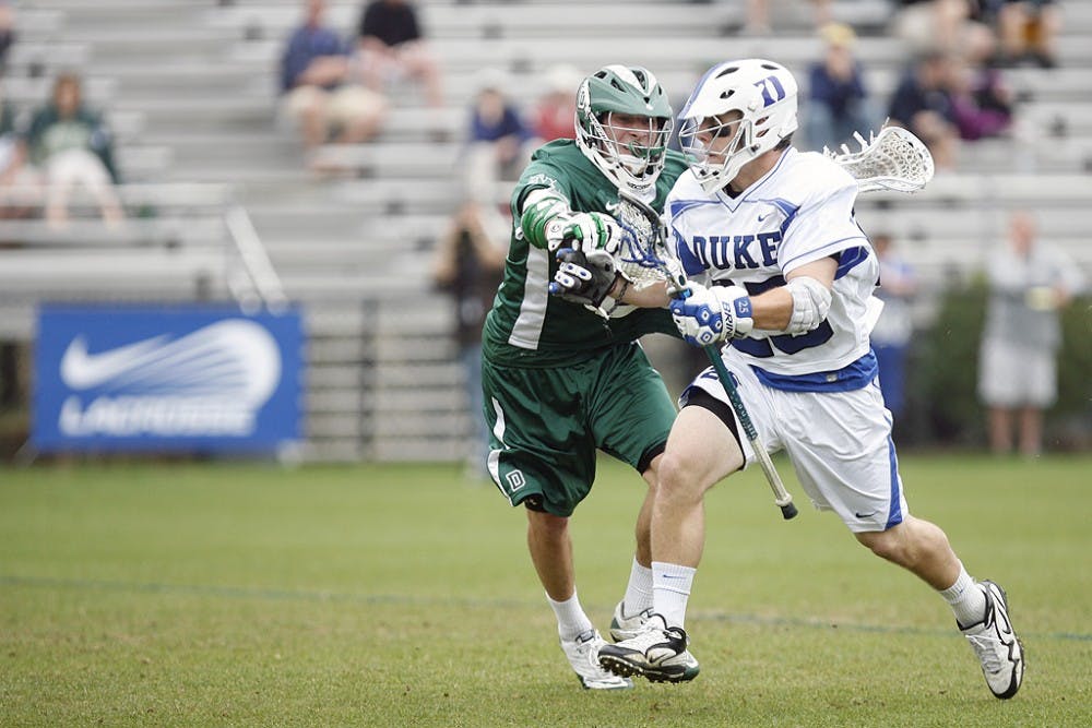 Josh Offit scored two goals and added an assist in Duke’s win over the Hoyas.