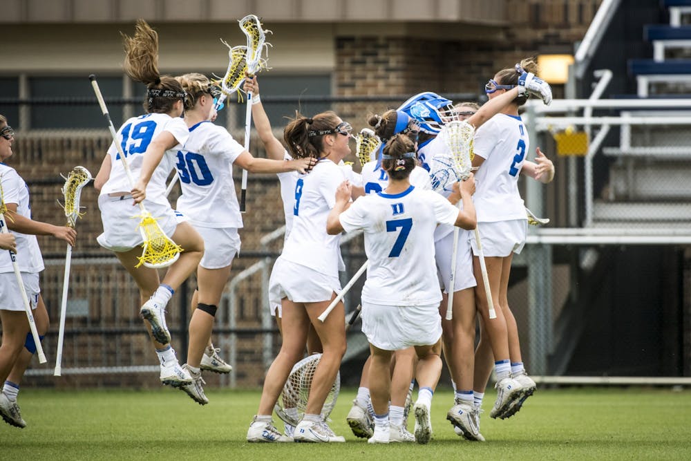 Sophia LeRose saved Maryland's final shot of the game to give Duke the 13-12 victory. 