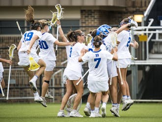 Sophia LeRose saved Maryland's final shot of the game to give Duke the 13-12 victory. 