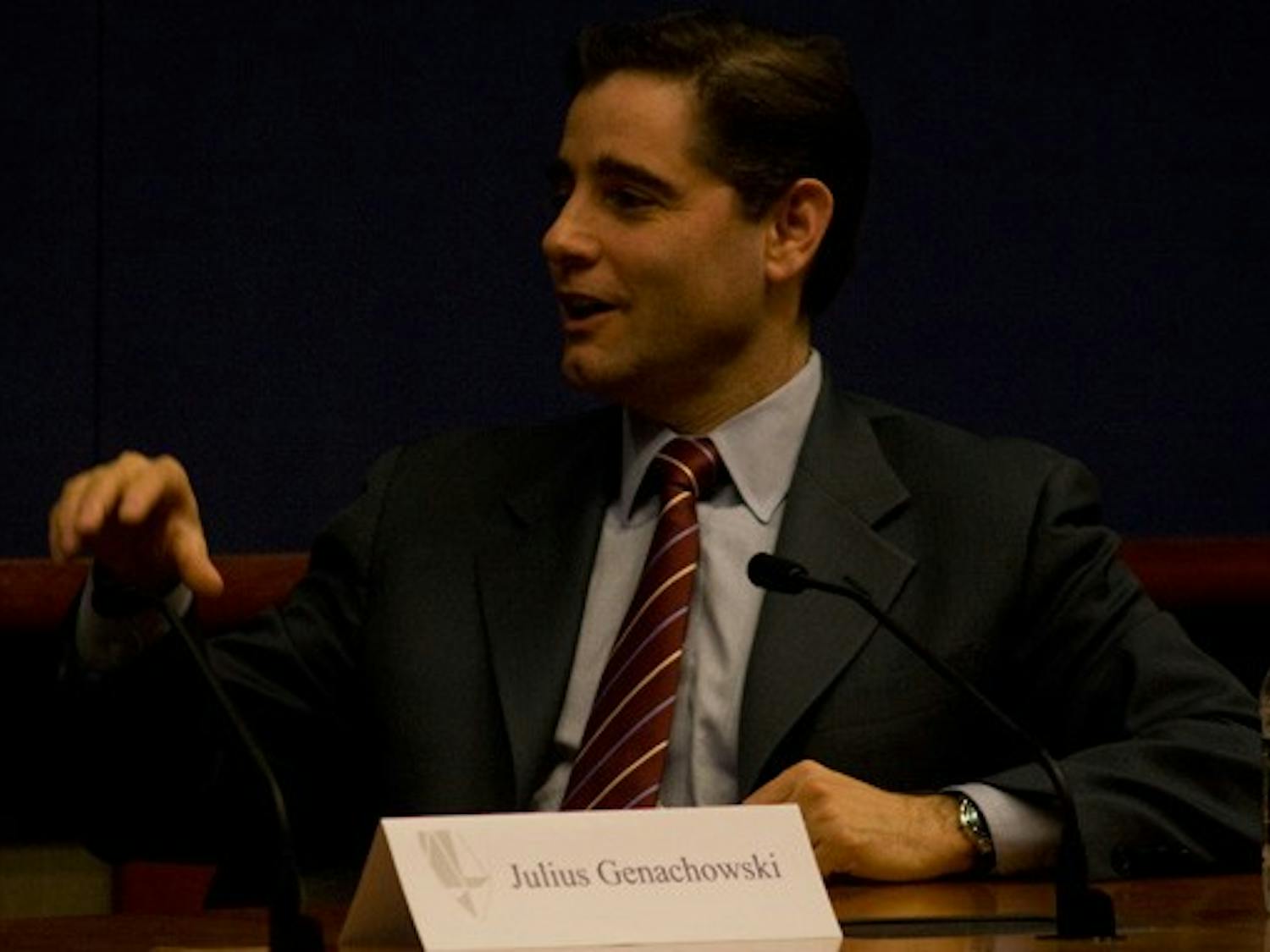 Julius Genachowski, chairman of the FCC, discussed necessary improvements in  broadband access for the U.S. to remain competitive in the 21st century.