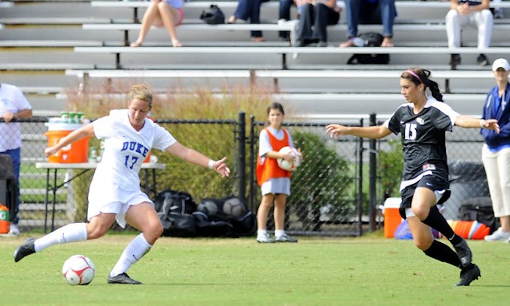 Junior Marybeth Kreger assisted on Duke’s second goal Sunday as the Blue Devils defeated Clemson 2-0.