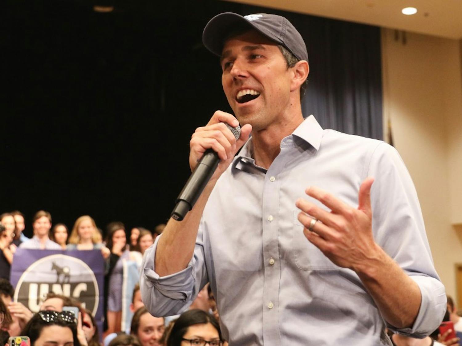 Presidential candidate Beto O'Rourke comes to University of North Carolina