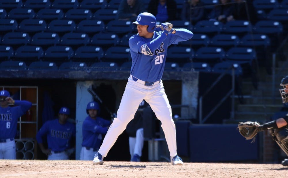 Matt Mervis' home run in the top of the ninth inning Sunday secured the Duke sweep.
