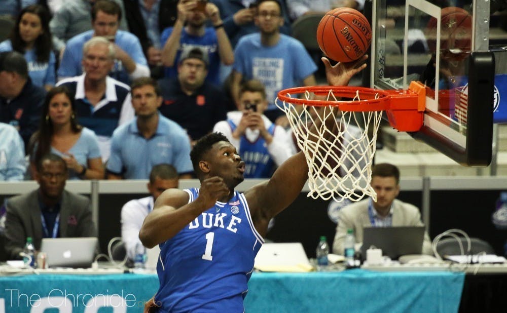 zion williamson duke roster