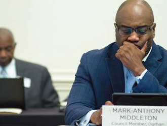 One of Mark-Anthony Middleton’s top priorities in his re-election campaign to Durham City Council is to focus on reducing gun violence in Durham.
