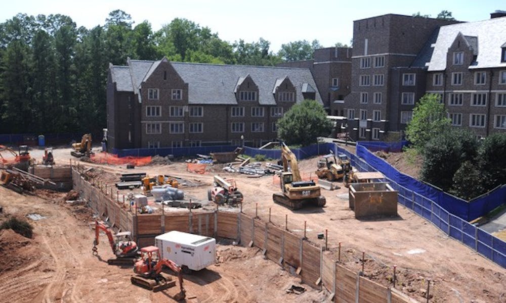 Construction on the new K4 dormitory is “slightly ahead of schedule,” administrators said, adding that noise will be minimized for students this Fall.