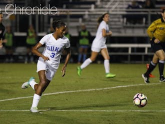 Junior Imani Dorsey and the Blue Devils fired 31 shots Thursday but were unable to score in 110 minutes against Louisville