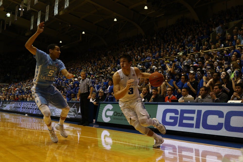 <p>Sophomore Grayson Allen makes his return to the NCAA tournament Thursday against UNC-Wilmington, looking for an encore performance to his 16-point outburst against Wisconsin in last year's national title game.</p>