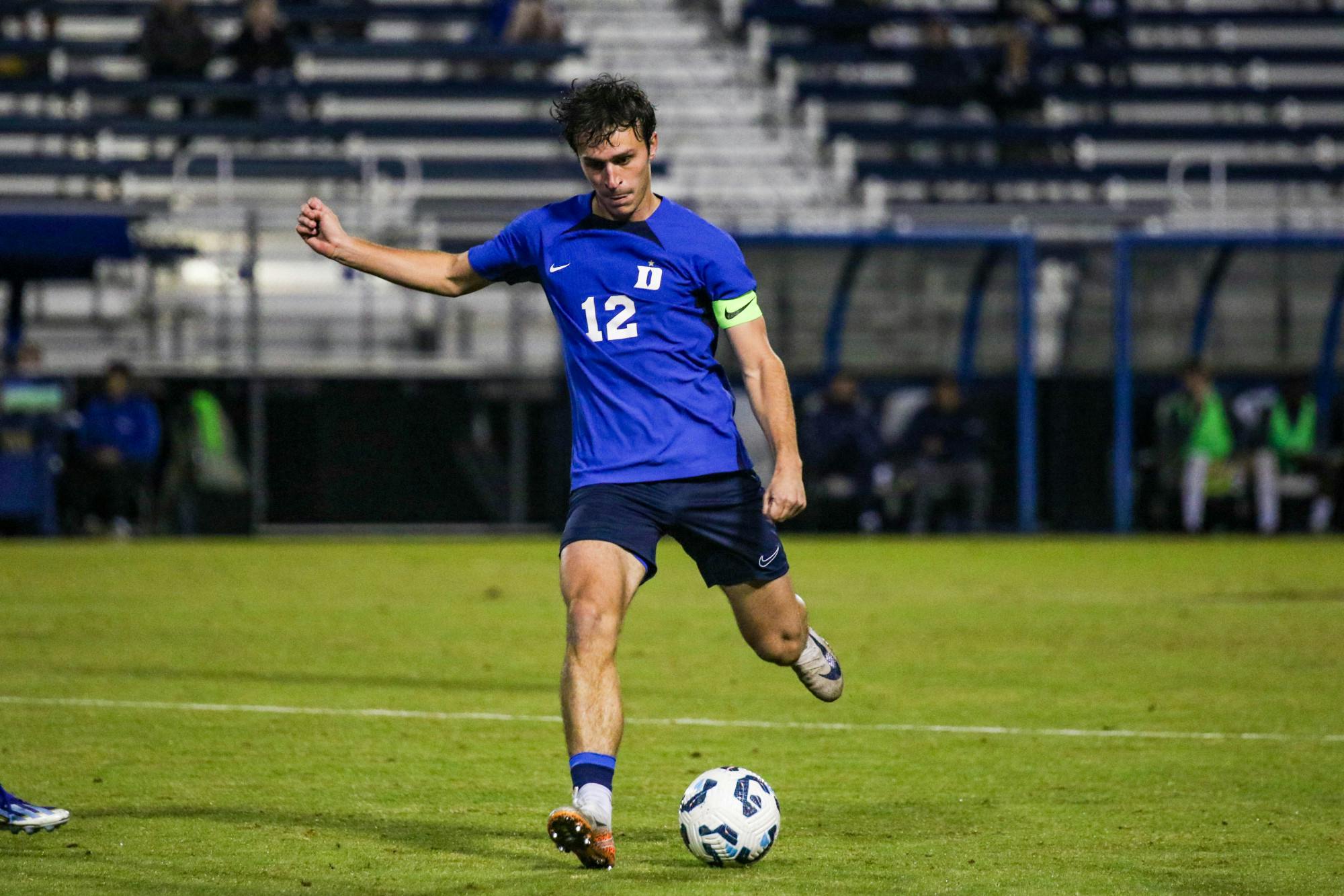 Ruben Mesalles has a quiet demeanor. His impact on Duke men's soccer
