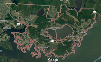Hyde County, North Carolina | Courtesy of Google Maps
