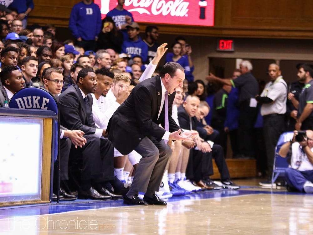 Coach K has brought in seven consecutive top-2 recruiting classes to Durham.