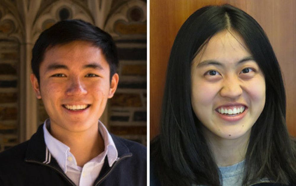 <p>John Lu and Karen Xu are two out of 240 students who will receive the Goldwater scholarship.&nbsp;</p>