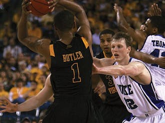Junior Kyle Singler’s defensive effort on West Virginia’s Da’Sean Butler was key in limiting the Mountaineer star to 10 points on 2-of-8 shooting before Butler was forced to leave the game due to a knee injury Saturday.