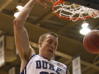 Miles Plumlee’s six blocks in two games in New York are the mark of an athletic post presence, even at Duke.