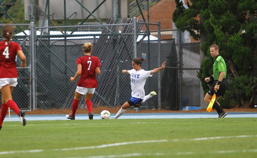 Things seemed to be heading toward a tie Sunday before a pair of mistakes ended up costing the Blue Devils the game, including a nail-in-the-coffin goal in the 84th minute.