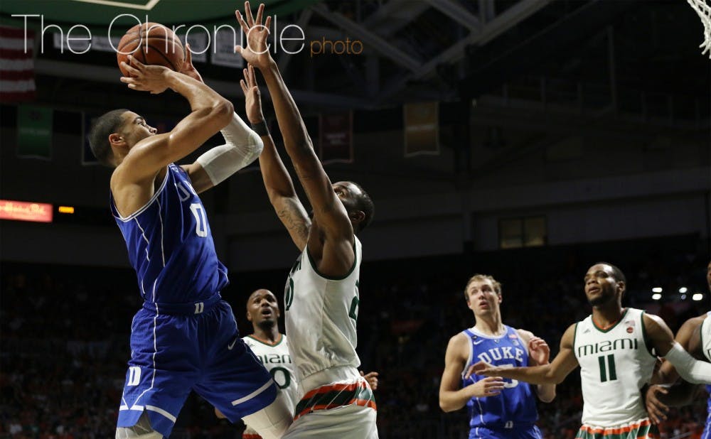 Freshman Jayson Tatum was outplayed by Florida State rookie Johnathan Isaac when the teams met in early January, but Tatum seemed to find a groove in February before struggling shooting again last week.&nbsp;