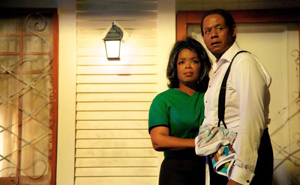 This film image released by The Weinstein Company shows Oprah Winfrey as Gloria Gaines, left, and Forest Whitaker as Cecil Gaines in a scene from "Lee Daniels' The Butler." (AP Photo/The Weinstein Company, Anne Marie Fox) ORG XMIT: NYET138