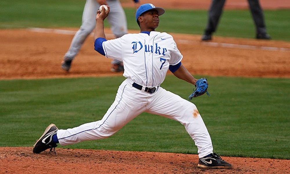 In his first career start, freshman Marcus Stroman struck out 10 en route to a 10-3 complete game win.