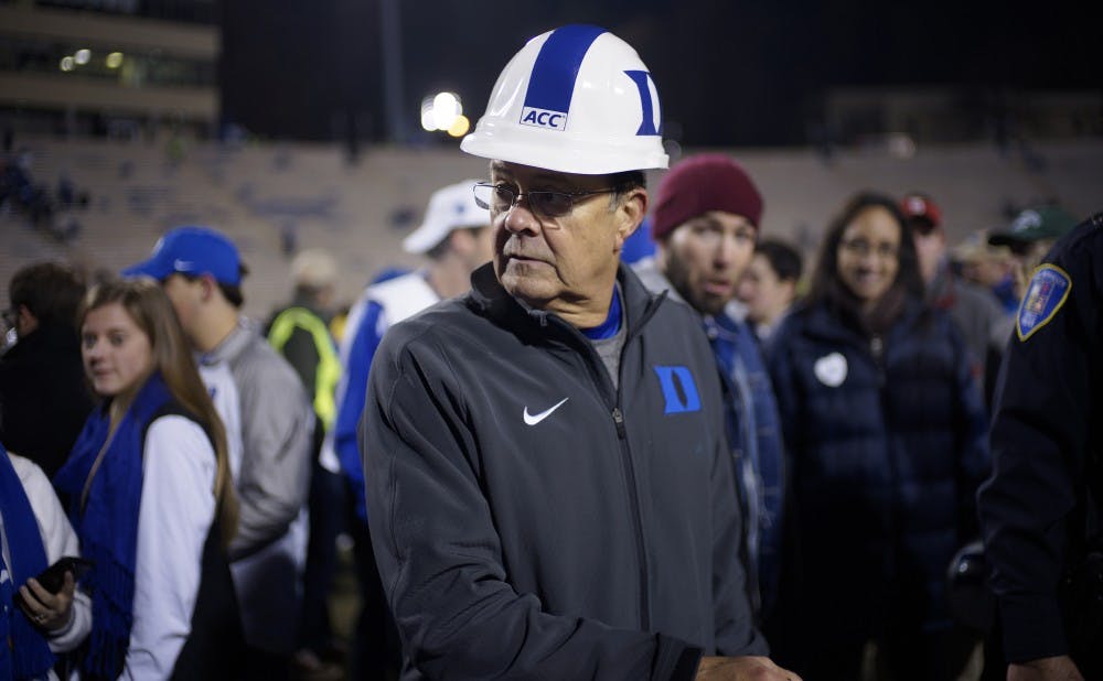 Head coach David Cutcliffe and the Blue Devils are seeking a return trip to the top of the ACC's Coastal Division.