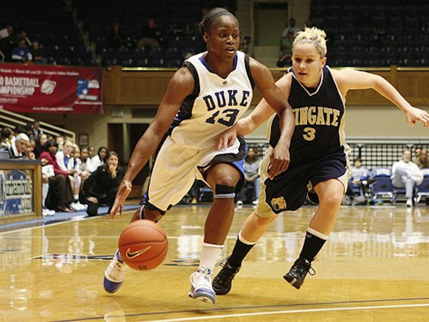 Junior Karima Christmas gets a chance to play in her hometown in the Blue Devils’ first game of the season.