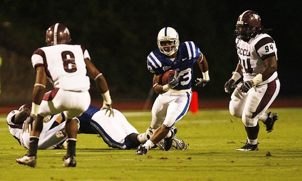 Running back Desmond Scott should be available for Duke Saturday after tweaking his hamstring this week.