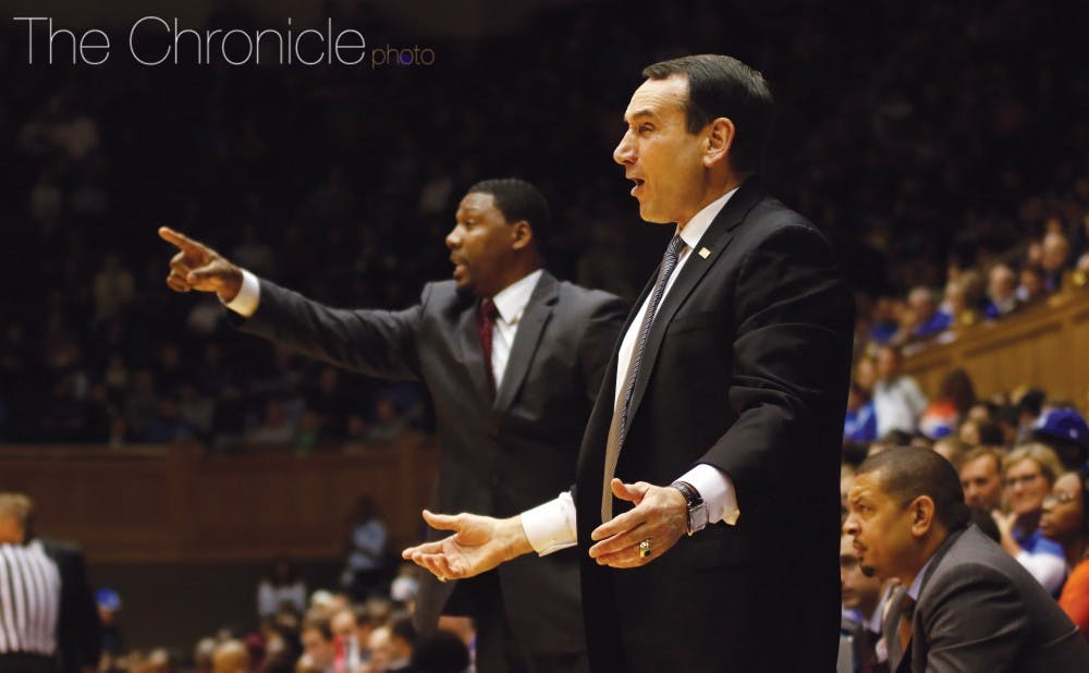 Duke head coach Mike Krzyzewski expressed his opposition to the ACC potentially condensing the basketball season to just the spring semester, one of a handful of possible changes to the game that will be discussed in the near future.