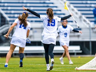 Midfielder Catriona Barry racked up a team-high five goals against Wofford. 