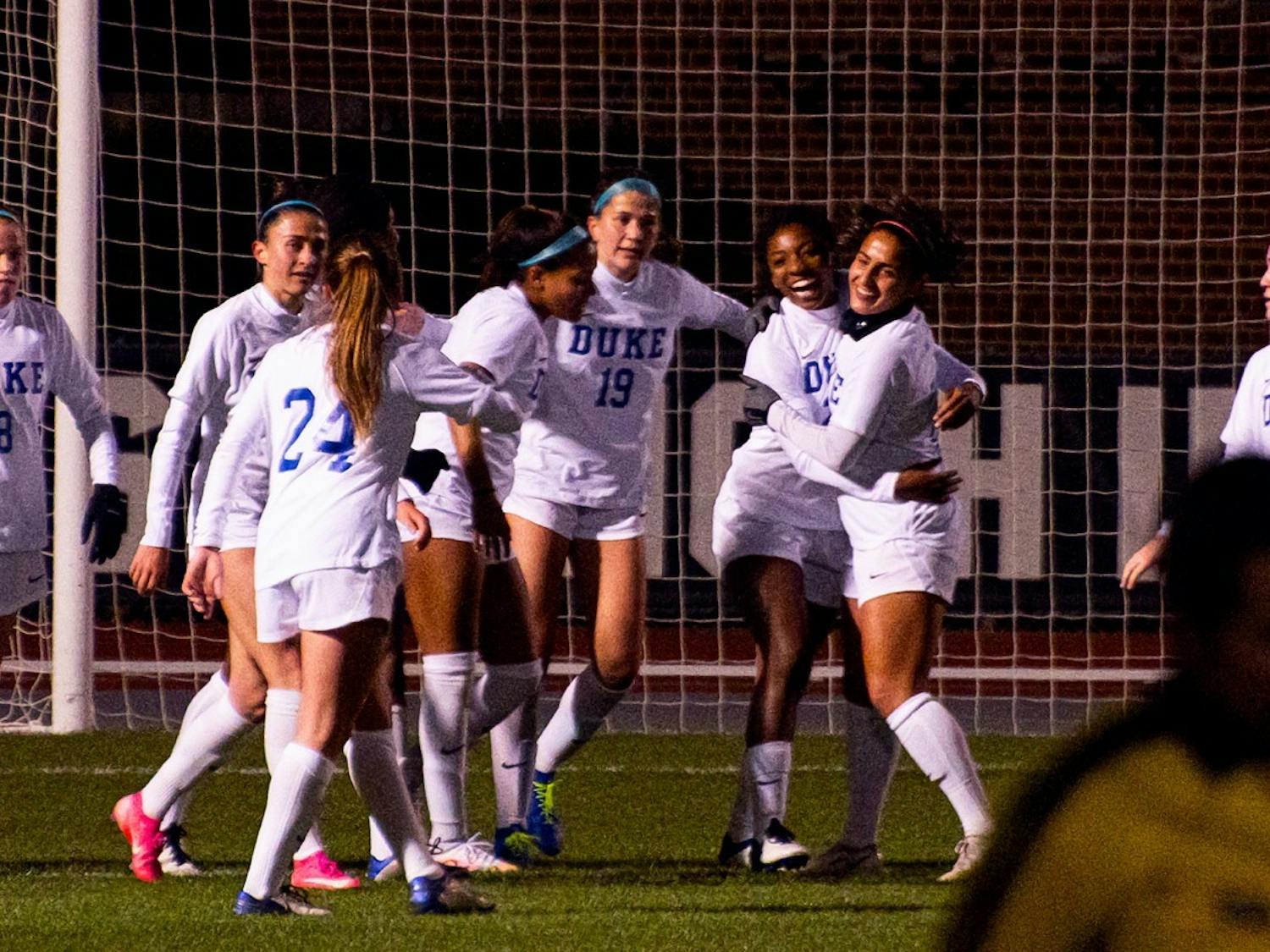 Redshirt senior wingback Mia Gyau's goal in the 61st minute was the lone score of Friday's win for Duke.