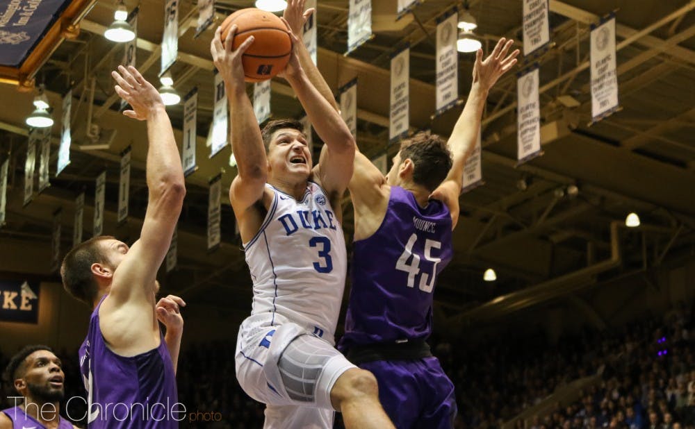 Grayson Allen is looking to bounce back after combining for 15 points in his last two games.