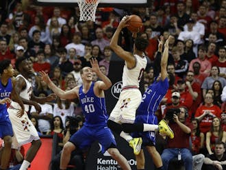 Damion Lee scored 24 points for Louisville as the Cardinals erased a 12-point second-half deficit to beat Duke Saturday.