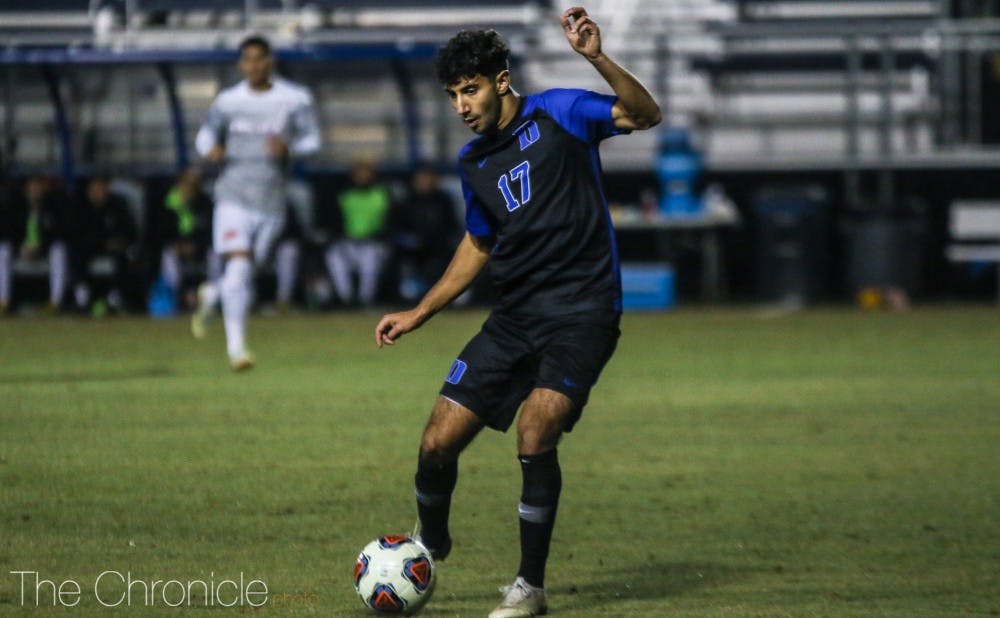 Issa Rayyan scored the only goal of Sunday night’s match on a rebound after Pacific’s goalkeeper had to make a save on a shot by Daniele Proch.