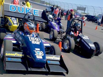 The Duke University Motorsports team took 12th place at a competition held by the Society of Automobile Engineers at the Michigan International Speedway.