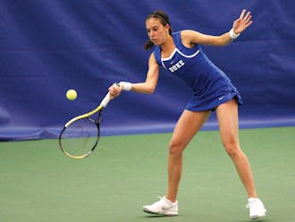 Blue Devil Beatrice Capra fell to UCLA’s Robin Anderson in a rematch of top 10 singles players at the ITA National Indoor Championships.