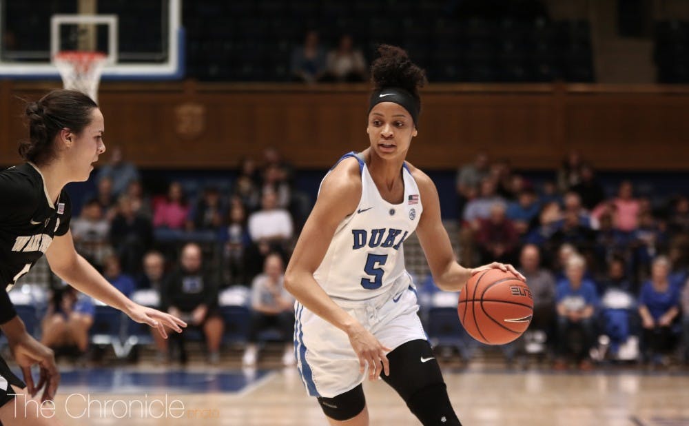 <p>Leaonna Odom led Duke to its first win of 2019 with a 20-point performance.</p>