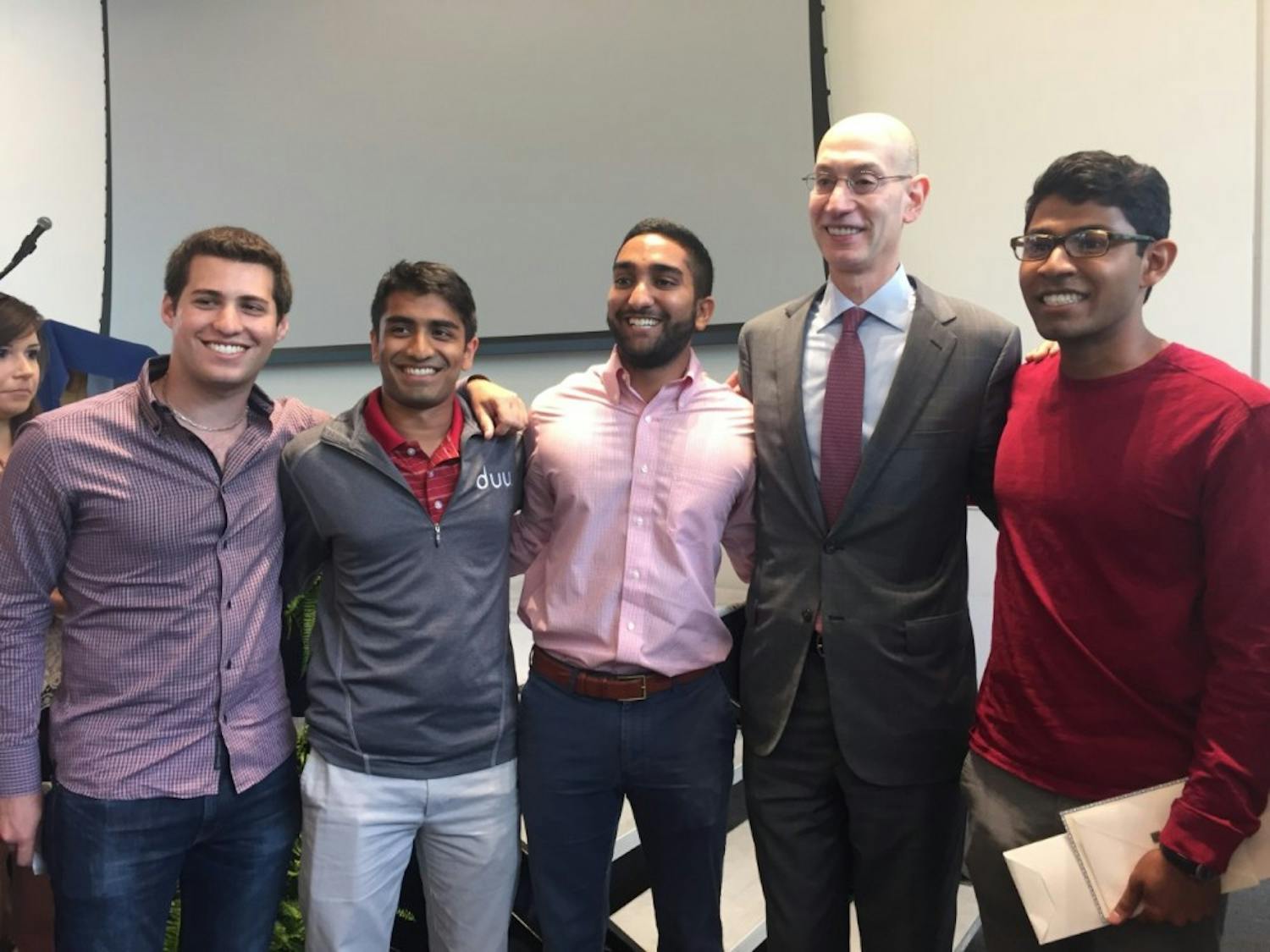 NBA commissioner Adam Silver shared lessons that he has learned throughout his career at the Class Day ceremony Friday.&nbsp;