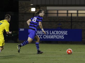Sophomore Markus Fjørtoft and the Blue Devil defenders have made an impact on the offensive end for Duke early this season and will look to help upset the No. 14 Tigers on the road Friday.