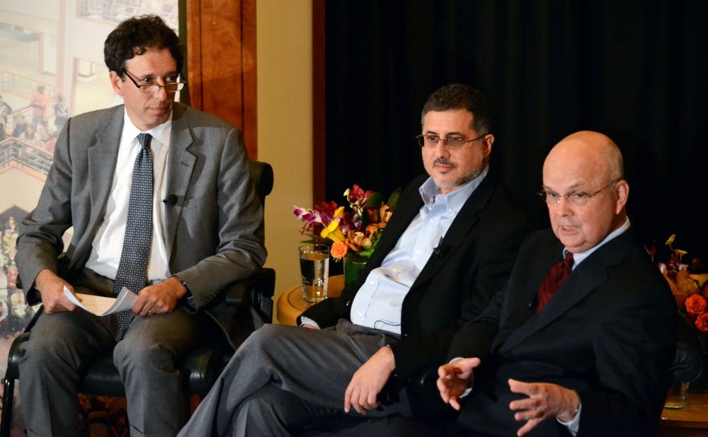 Experts debate the merits and flaws of the CIA, NSA and whistleblowers at an event organized at the Sanford School of Public Policy Monday evening.
