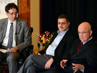 Experts debate the merits and flaws of the CIA, NSA and whistleblowers at an event organized at the Sanford School of Public Policy Monday evening.