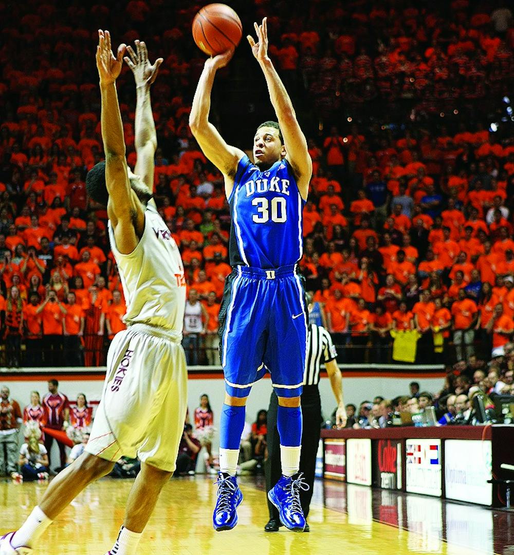 Seth Curry led Duke with 22 points on 5-for-6 from beyond the arc as the Blue Devils beat Virginia Tech 88-56.