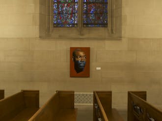 William Paul Thomas's exhibit "Sitters in Transit," now on display at the Duke Chapel, depicts locals as well as the artist's family and friends.