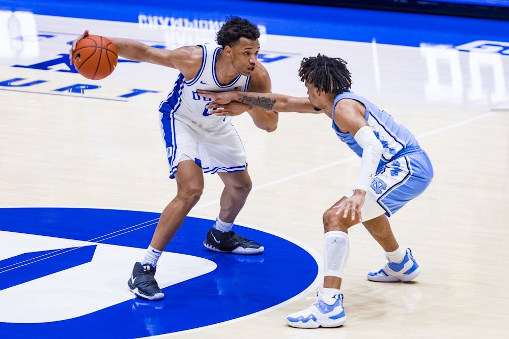 <p>In each of the past four games, sophomore Wendell Moore Jr. has scored in double-digit figures.</p>